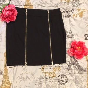 🎁SALE🎁 Guess Jeans Stretch Double Zip Skirt